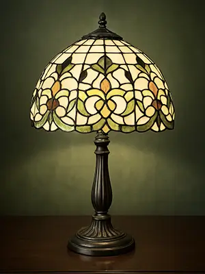 Tiffany lámpa zöld